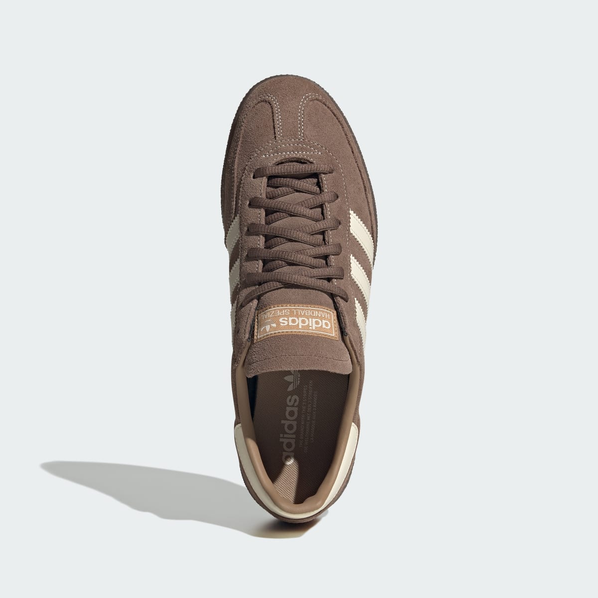 Adidas Men's Handball Spezial Shoes - Earth Strata / Wonder White / Gum - Image 3