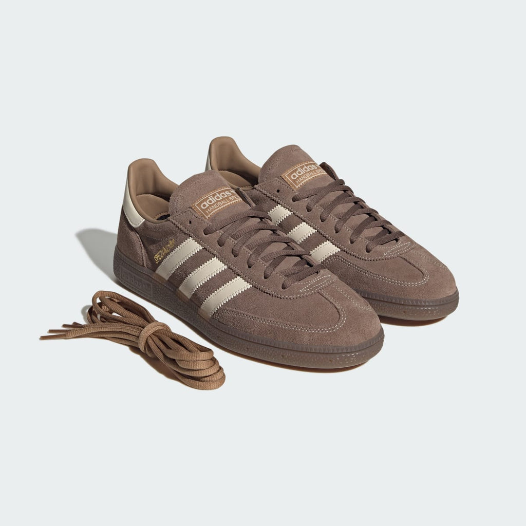 Adidas Men's Handball Spezial Shoes - Earth Strata / Wonder White / Gum - Image 9