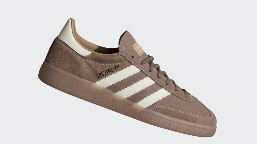 Adidas Men's Handball Spezial Shoes - Earth Strata / Wonder White / Gum - Image 2