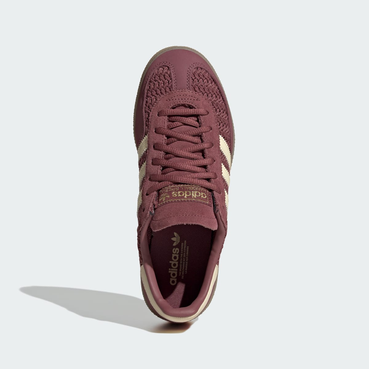 Adidas Women's Handball Spezial Shoes - Burgundy / Warm Vanilla / Gum - Image 2