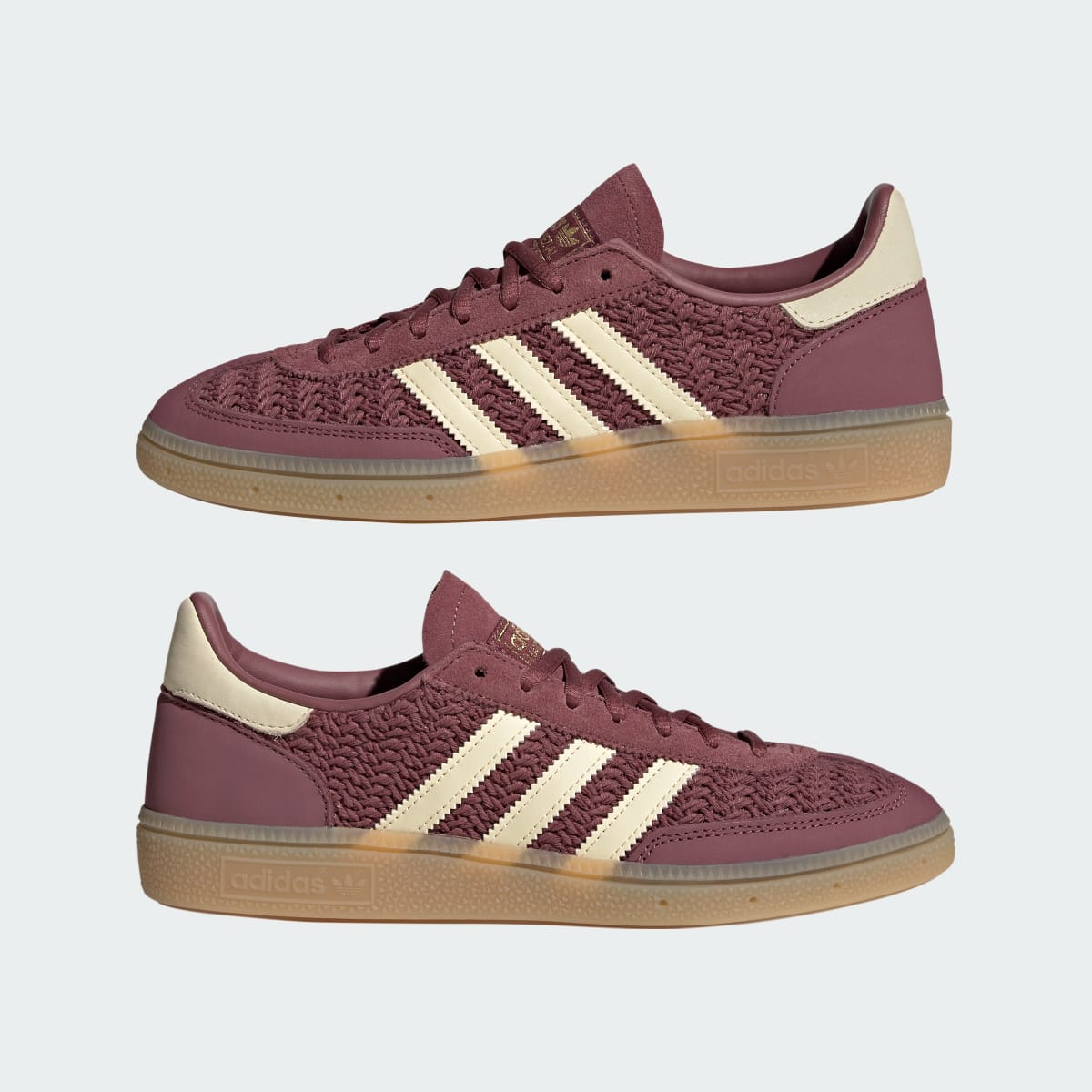 Adidas Women's Handball Spezial Shoes - Burgundy / Warm Vanilla / Gum - Image 7
