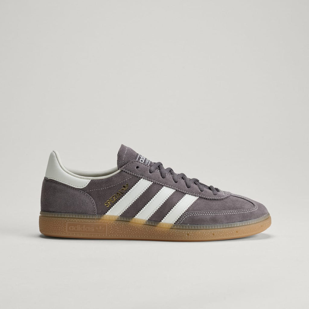 Adidas Men's Handball Spezial Shoes - Grey Strata / Off White / Gum - Image 3