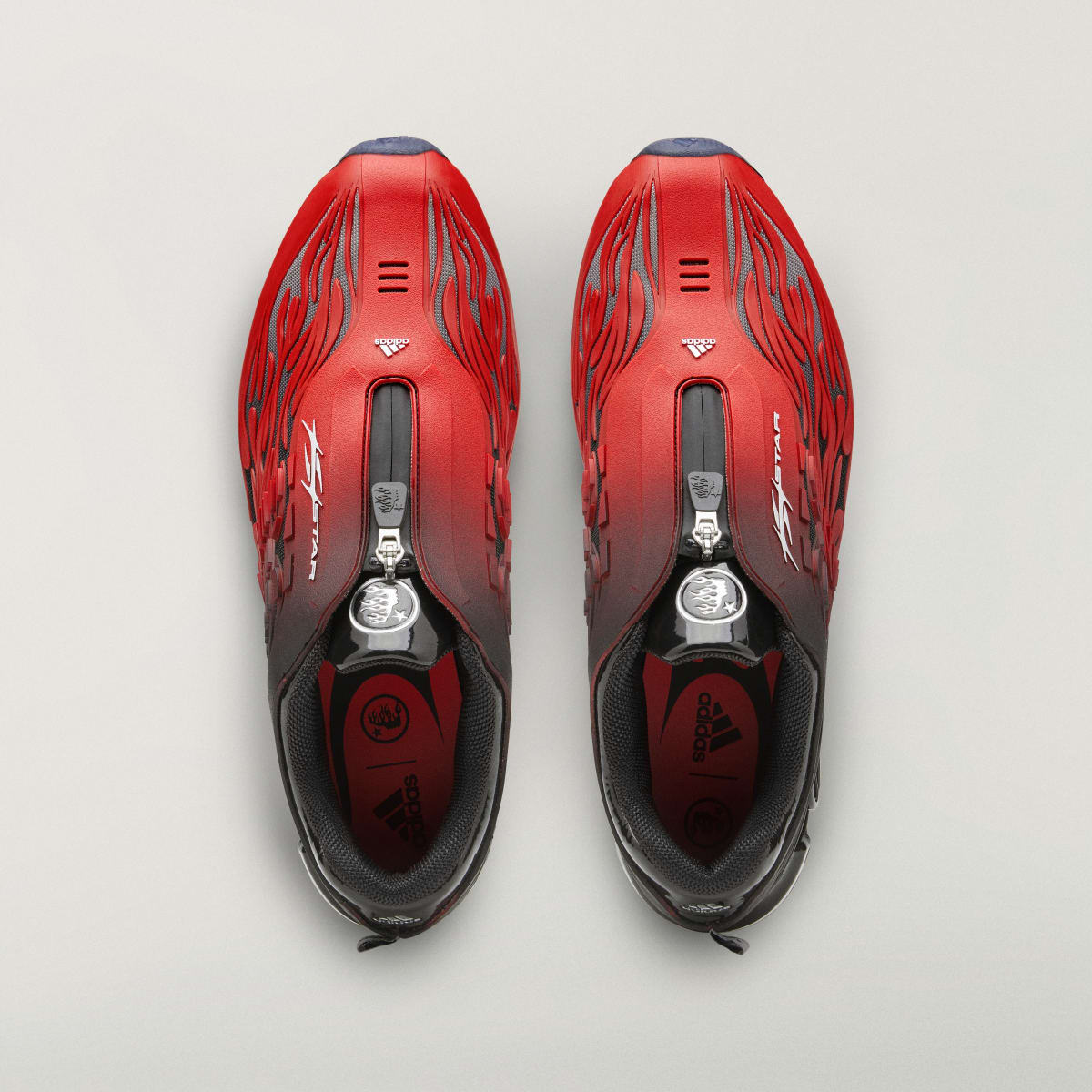 Adidas Women's Hellstar Megaride S2 Shoes - Cloud White / Bright Red / Core Black - Image 3