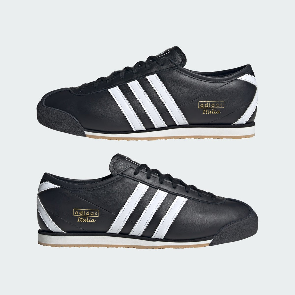 Adidas Men's Italia 70s Shoes - Core Black / Cloud White / Gum - Image 8