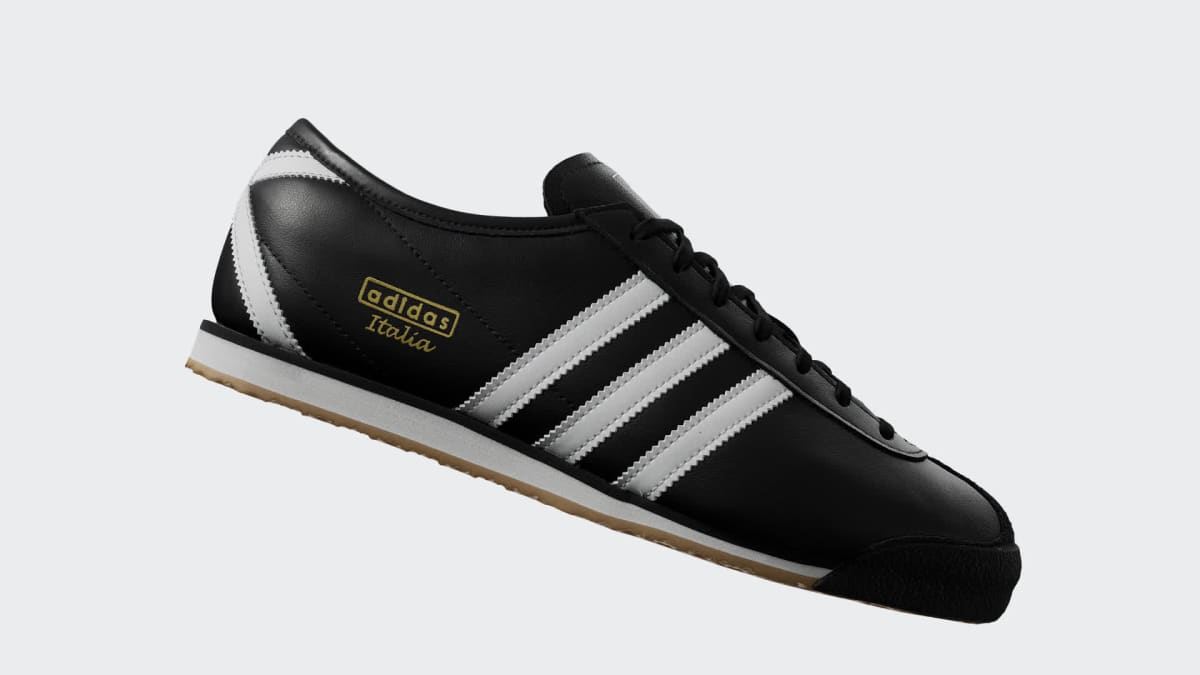Adidas Women's Italia 70s Shoes - Core Black / Cloud White / Gum - Image 2
