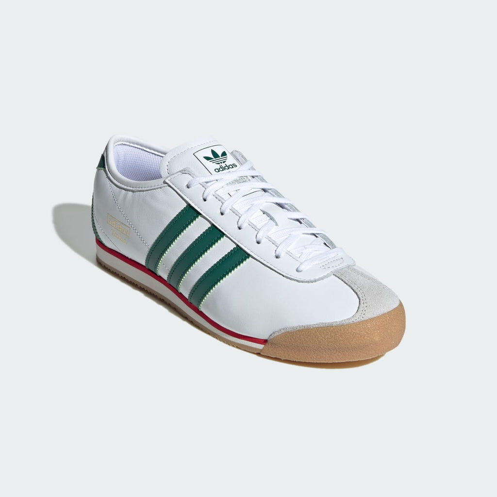 Adidas Men's Italia 70s Shoes - Cloud White / Collegiate Green / Gum - Image 5