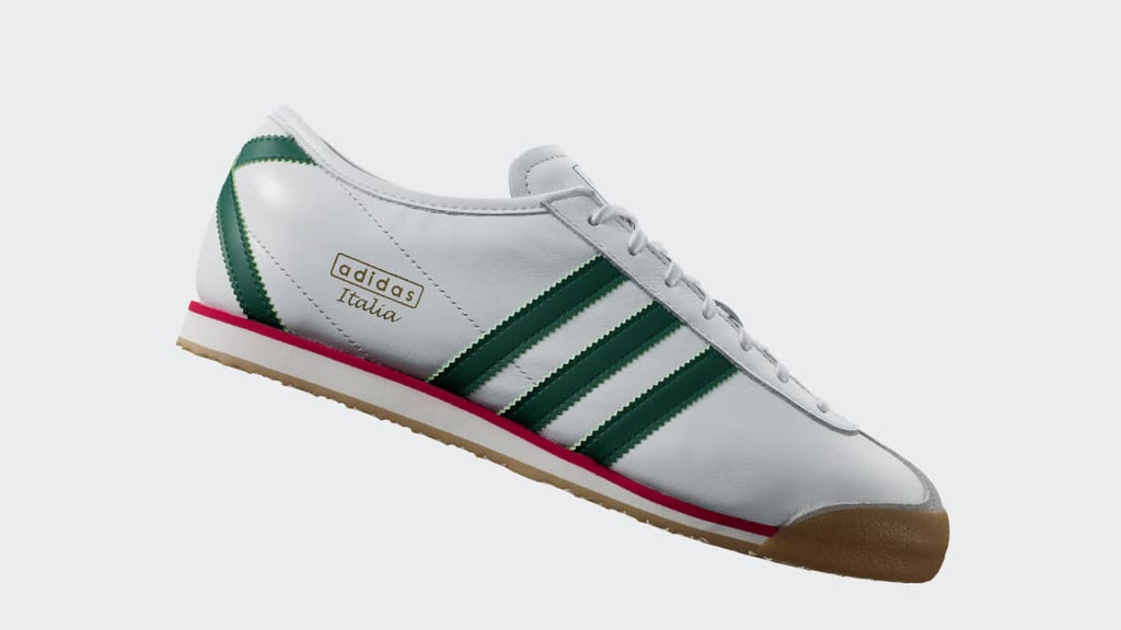 Adidas Women's Italia 70s Shoes - Cloud White / Collegiate Green / Gum - Image 2