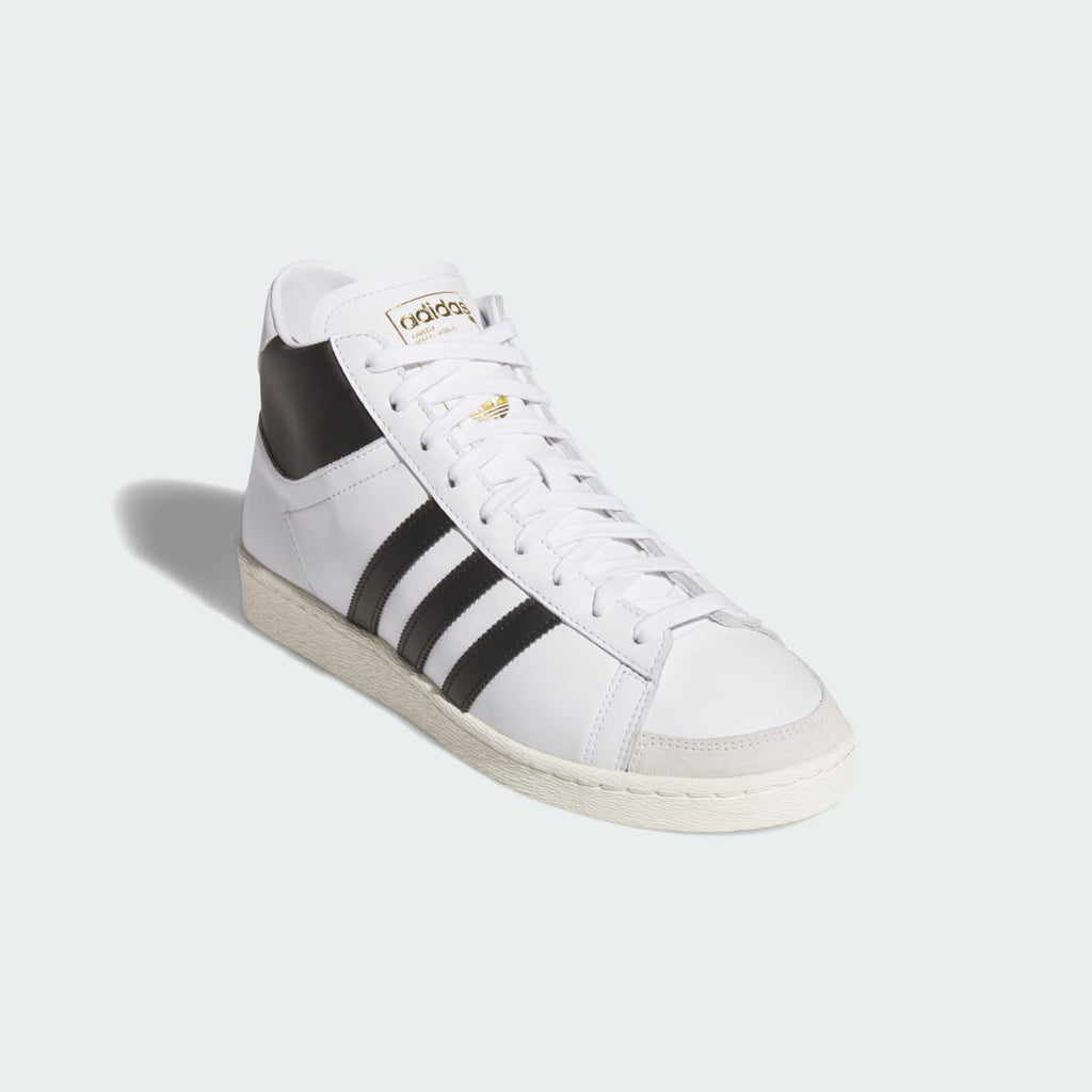 Adidas Men's JABBAR HI Shoes - Cloud White / Core Black / Off White - Image 5