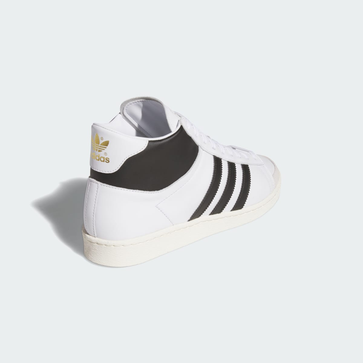 Adidas Men's JABBAR HI Shoes - Cloud White / Core Black / Off White - Image 6