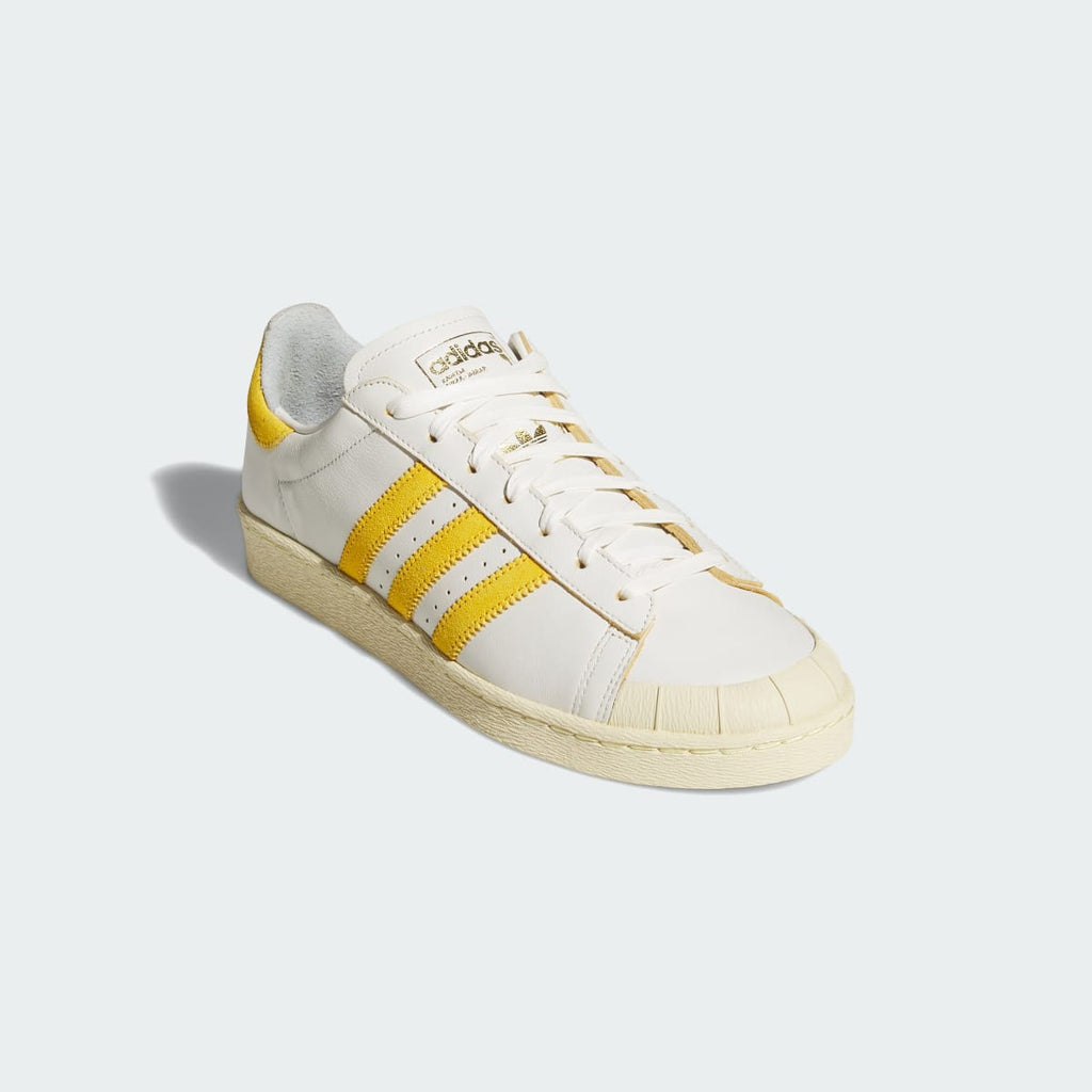 Adidas Men's JABBAR LO SHOES - Cloud White / Crew Yellow / Warm Vanilla - Image 4