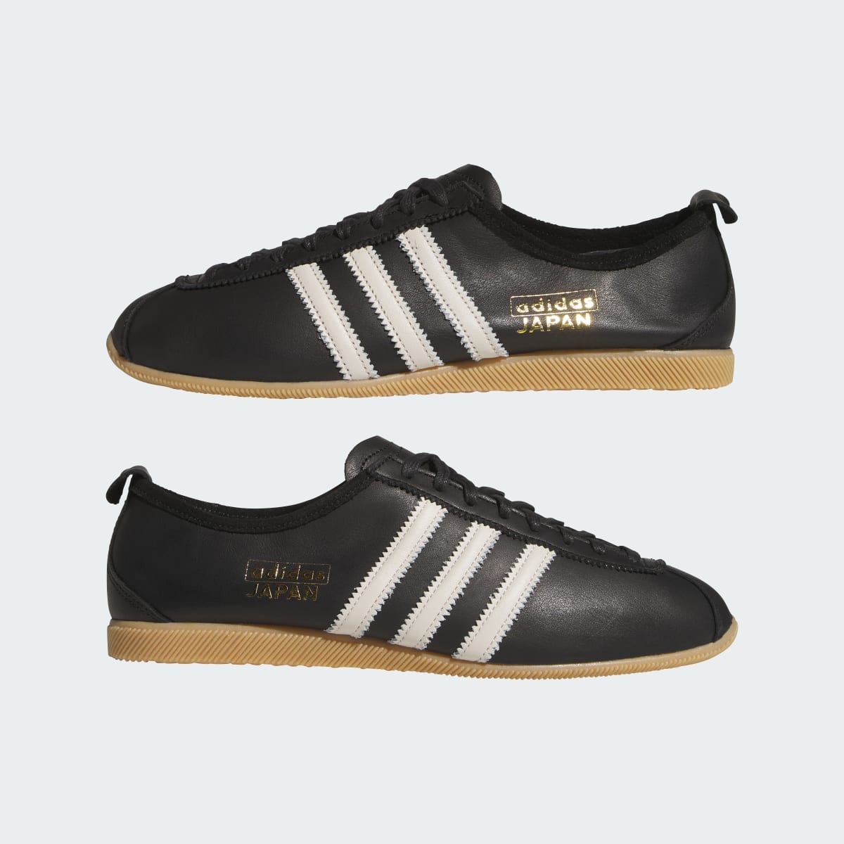 Adidas Men's JAPAN SHOES - Core Black / Alumina / Gold Metallic - Image 7