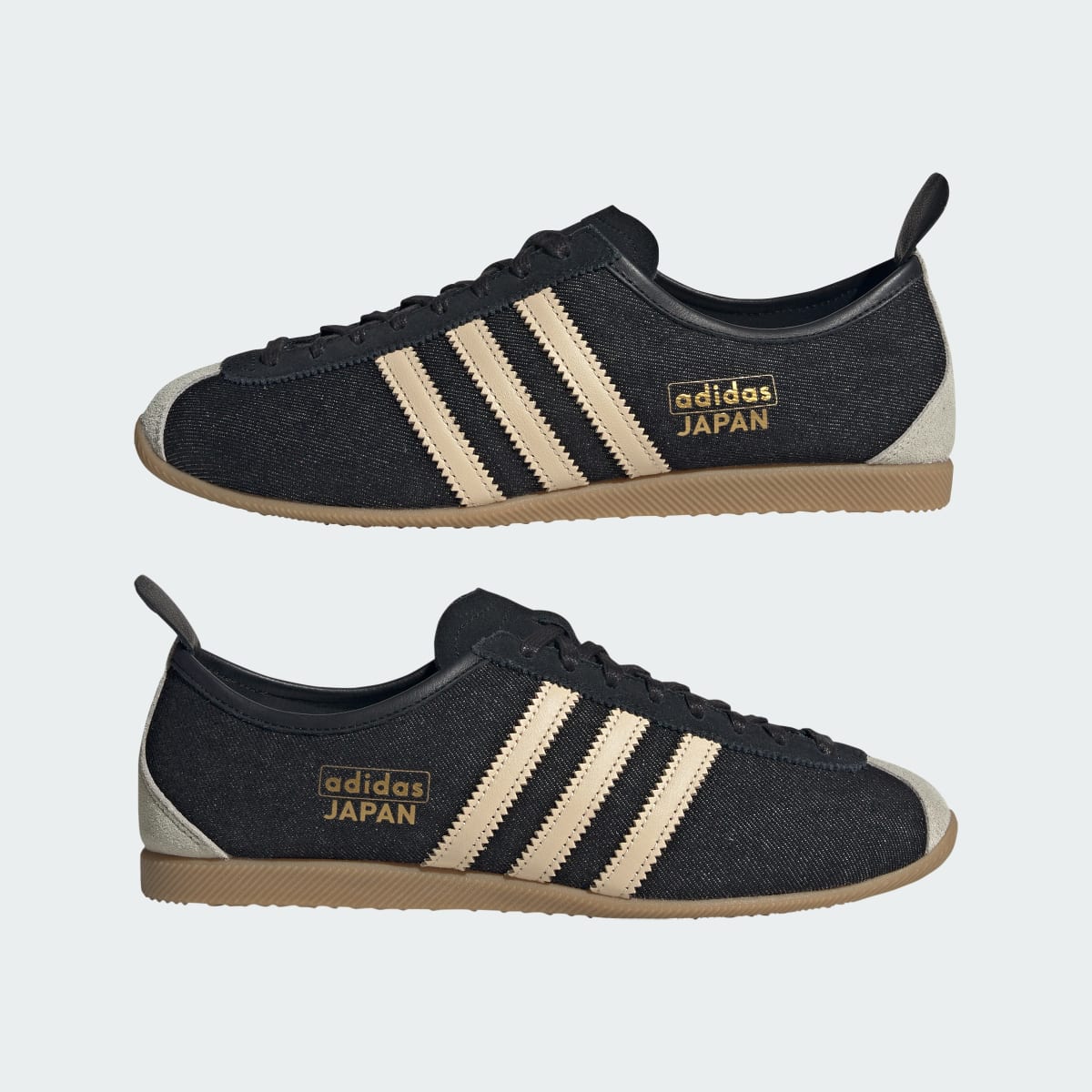 Adidas Men's JAPAN SHOES - Core Black / Sand Strata / Gum - Image 7