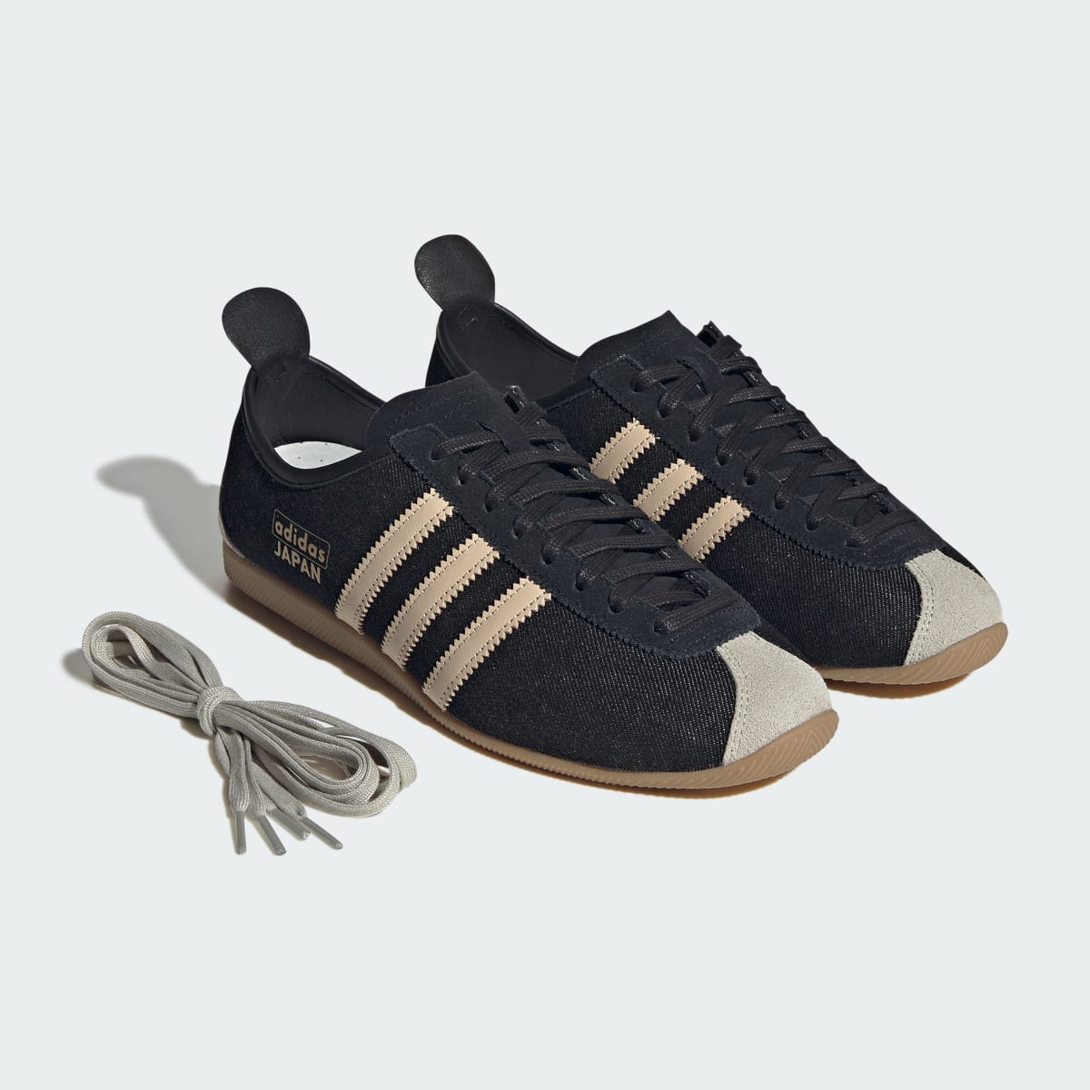 Adidas Men's JAPAN SHOES - Core Black / Sand Strata / Gum - Image 8