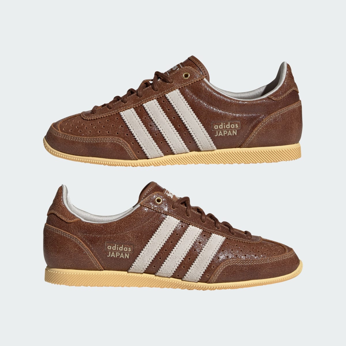 Adidas Women's JAPAN SHOES - Preloved Brown / Alumina / Gold Rw - Image 7