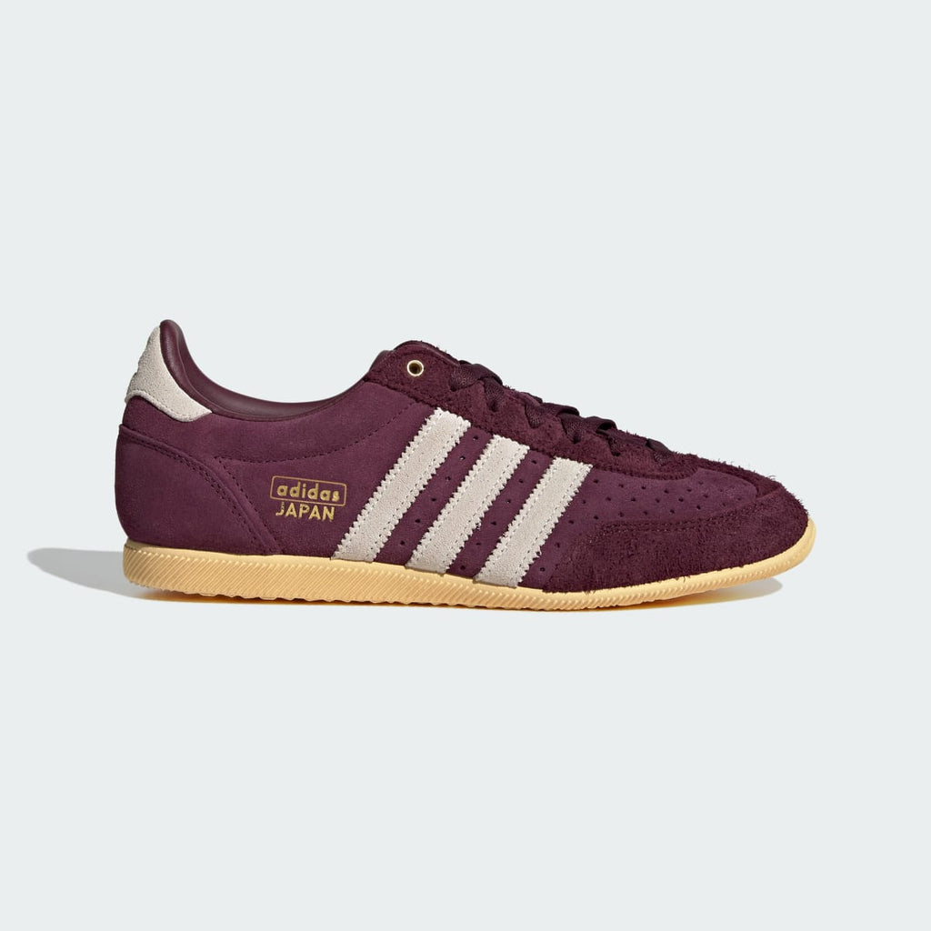 Adidas Women's JAPAN SHOES - Maroon / Cream White / Gold Metallic - Image 1