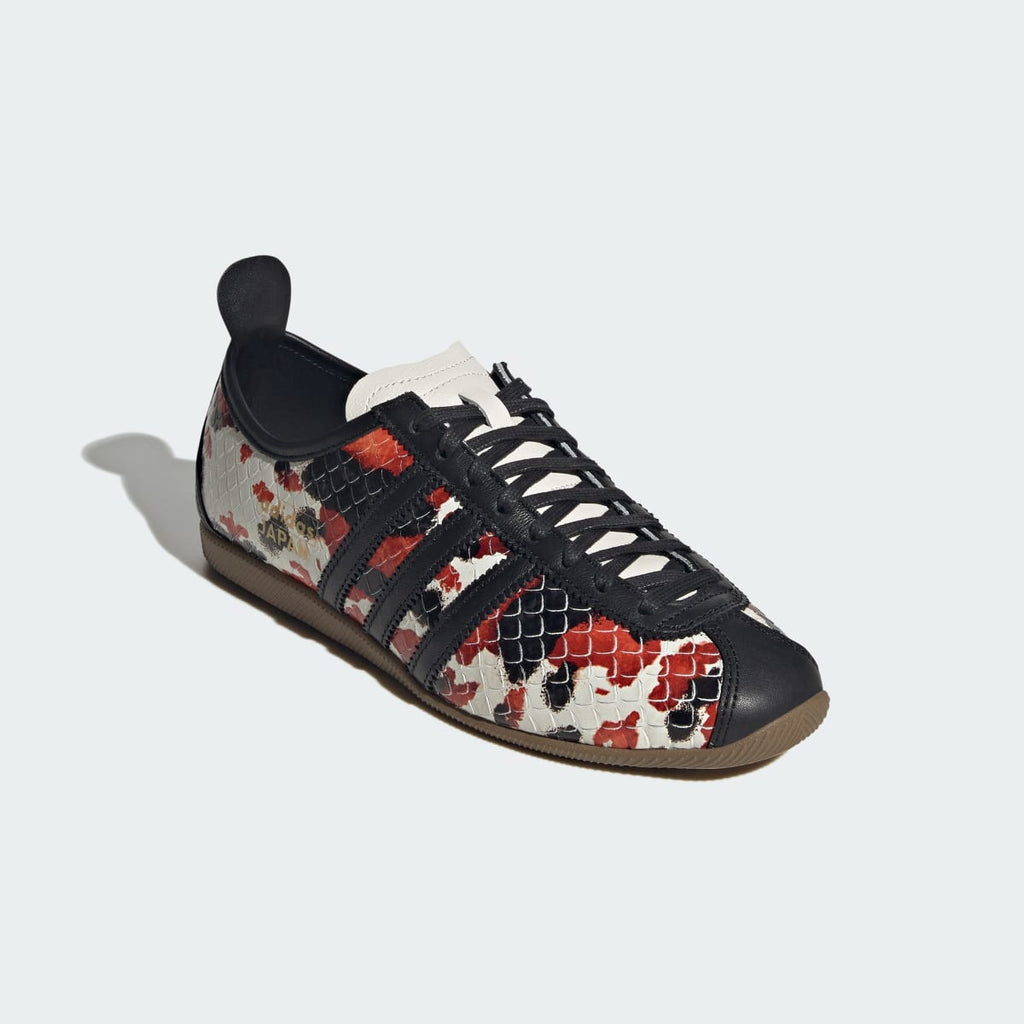 Adidas Women's JAPAN SHOES - Core White / Core Black / Collegiate Orange - Image 4