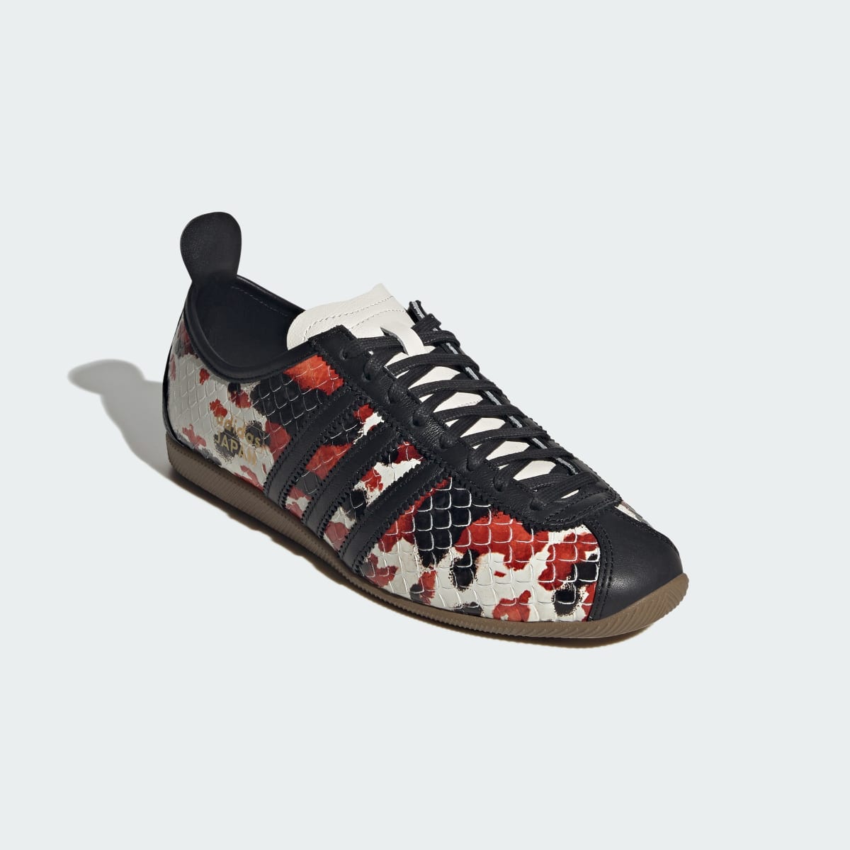 Adidas Women's JAPAN SHOES - Core White / Core Black / Collegiate Orange - Image 4