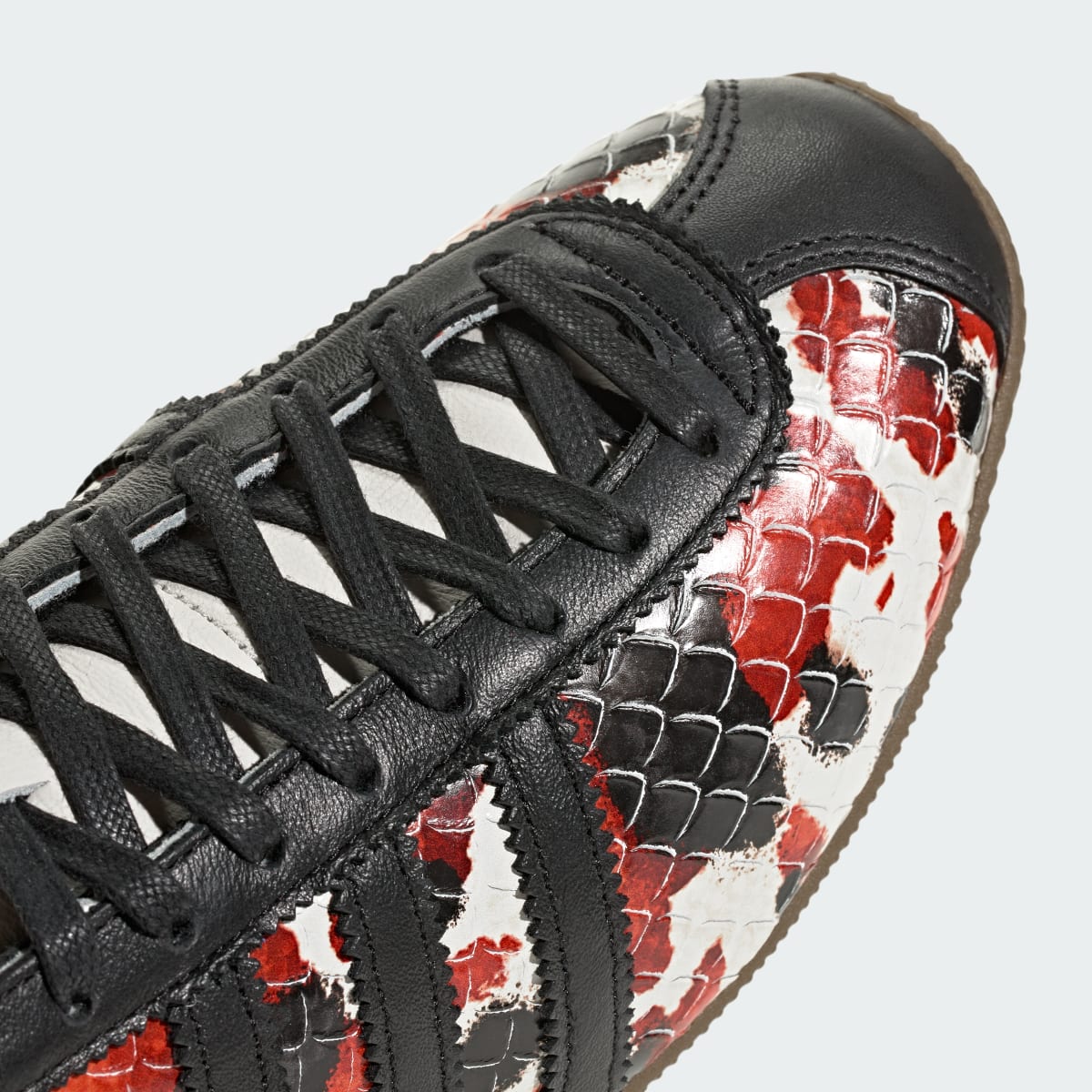 Adidas Women's JAPAN SHOES - Core White / Core Black / Collegiate Orange - Image 9