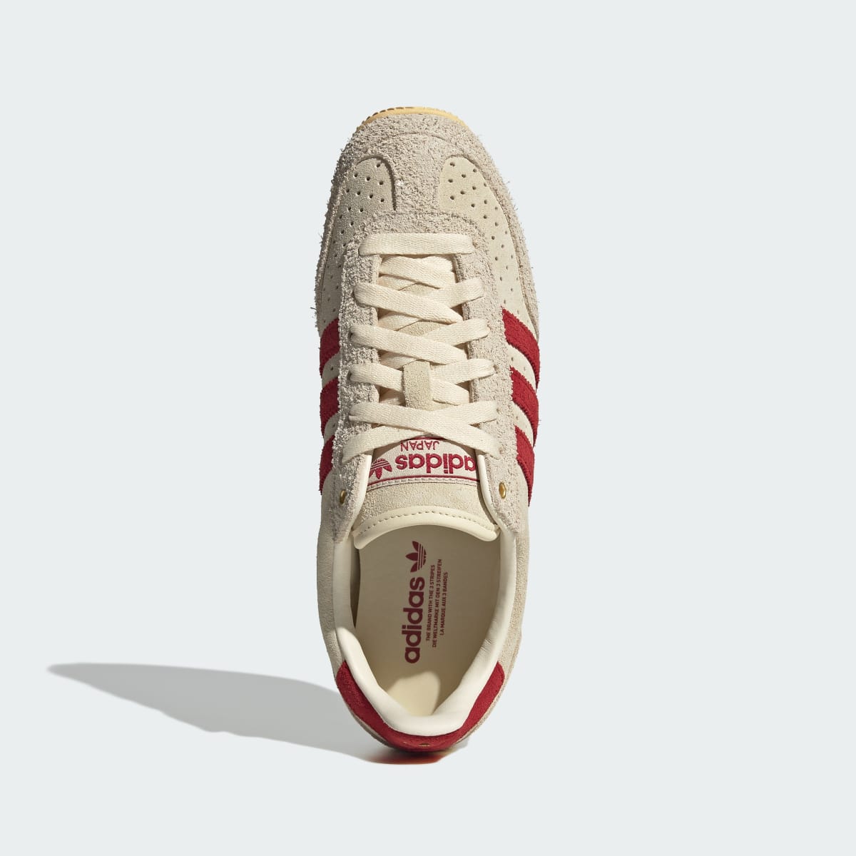 Adidas Women's JAPAN SHOES - Warm Vanilla / Team Victory Red / Gold Metallic - Image 2