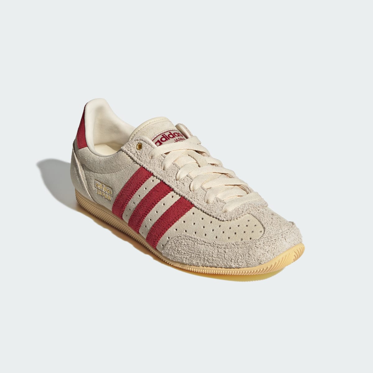 Adidas Women's JAPAN SHOES - Warm Vanilla / Team Victory Red / Gold Metallic - Image 4
