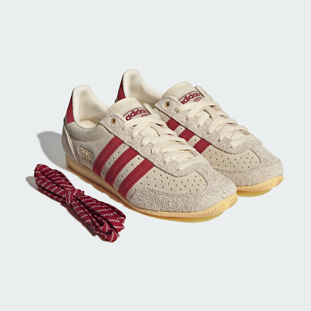 Adidas Women's JAPAN SHOES - Warm Vanilla / Team Victory Red / Gold Metallic - Image 8