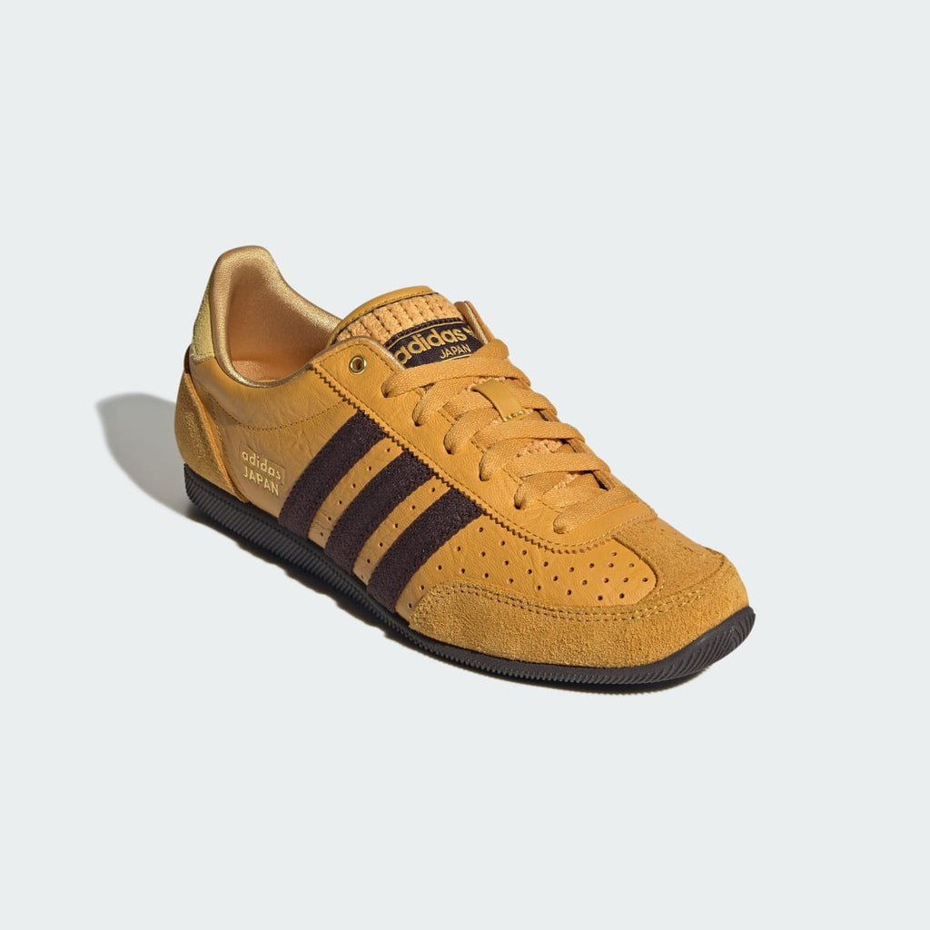 Adidas Women's JAPAN SHOES - Preloved Yellow / Aurora Coffee / Gold Metallic - Image 4