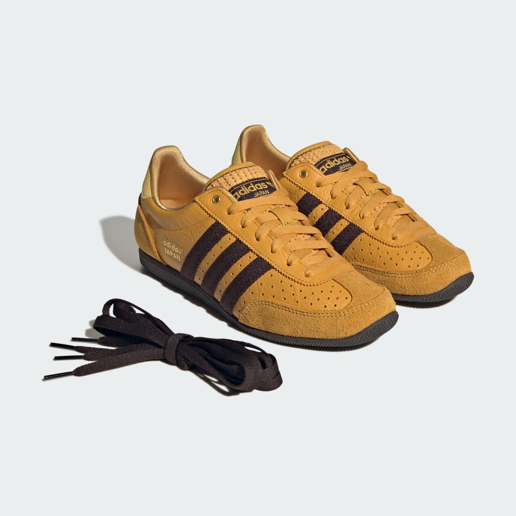 Adidas Women's JAPAN SHOES - Preloved Yellow / Aurora Coffee / Gold Metallic - Image 7