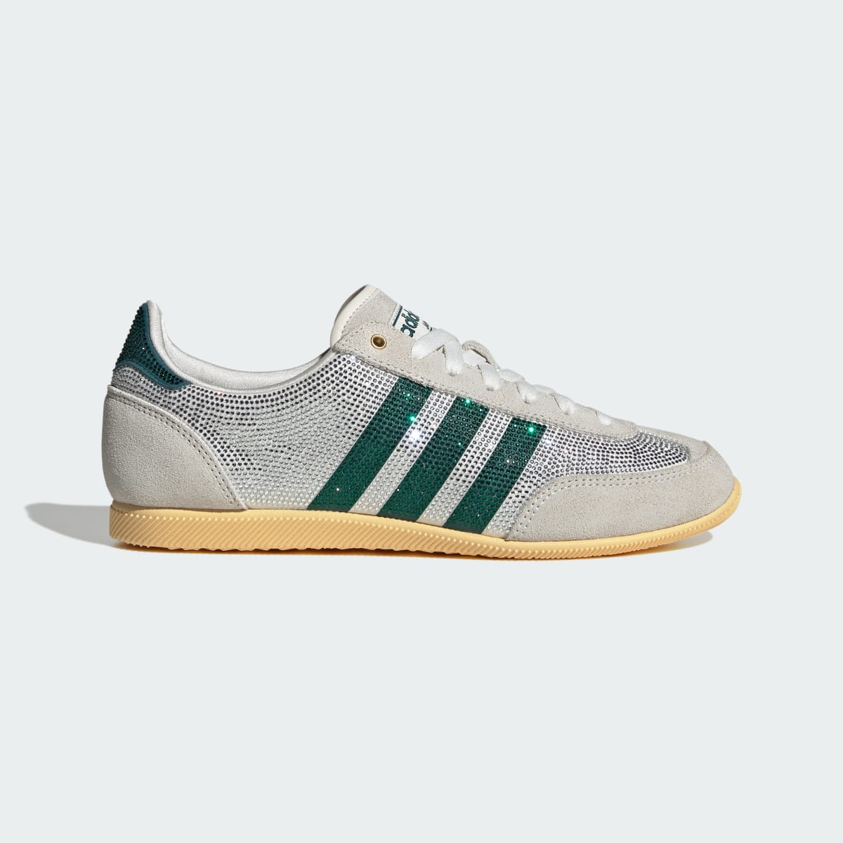 Adidas Women's JAPAN W - Core White / Rich Green / Orange Tint - Image 1