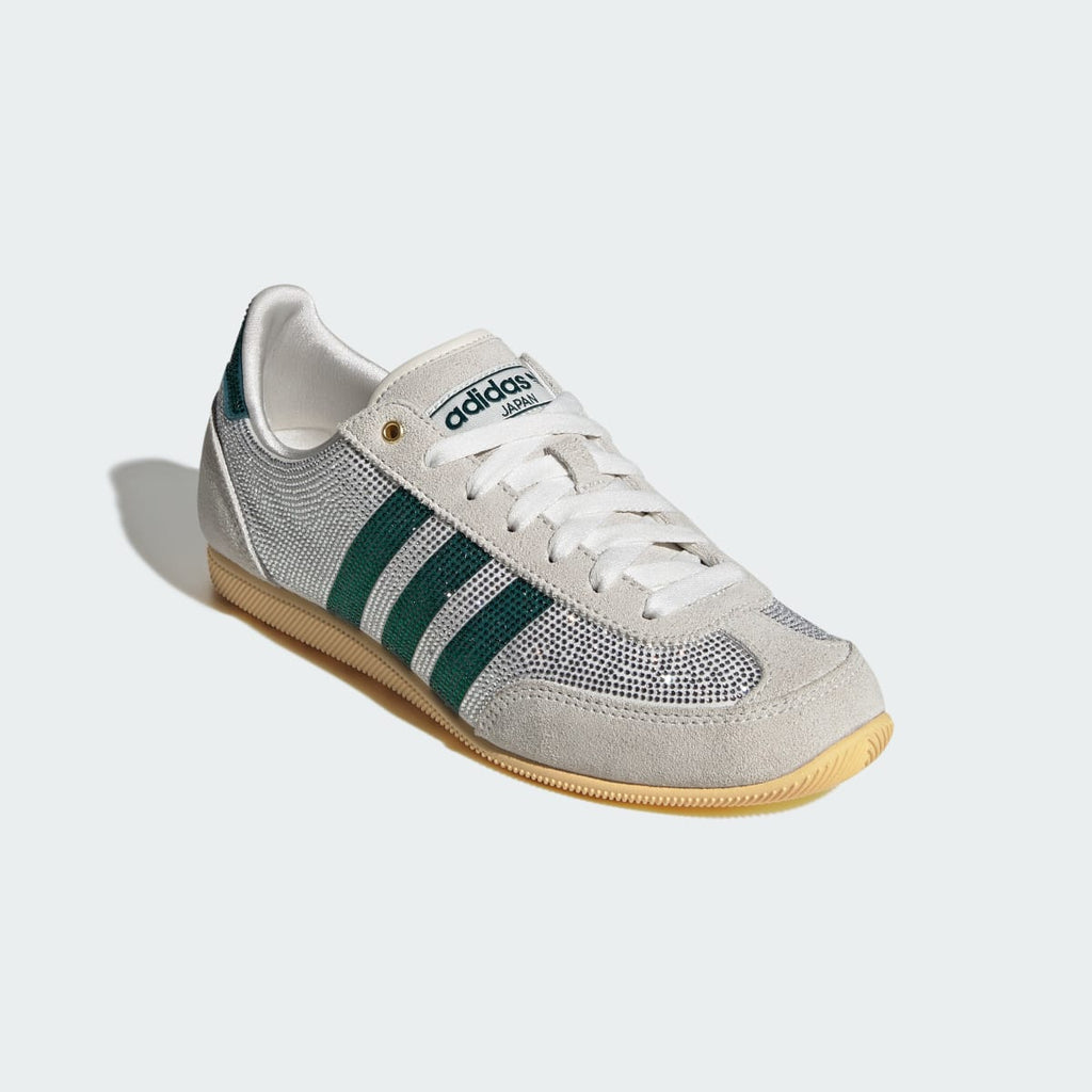 Adidas Women's JAPAN W - Core White / Rich Green / Orange Tint - Image 4