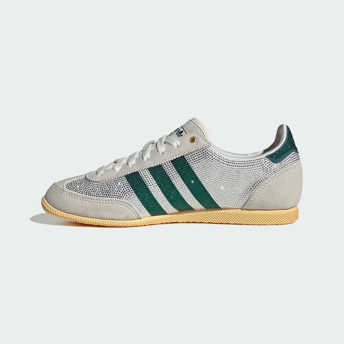 Adidas Women's JAPAN W - Core White / Rich Green / Orange Tint - Image 6
