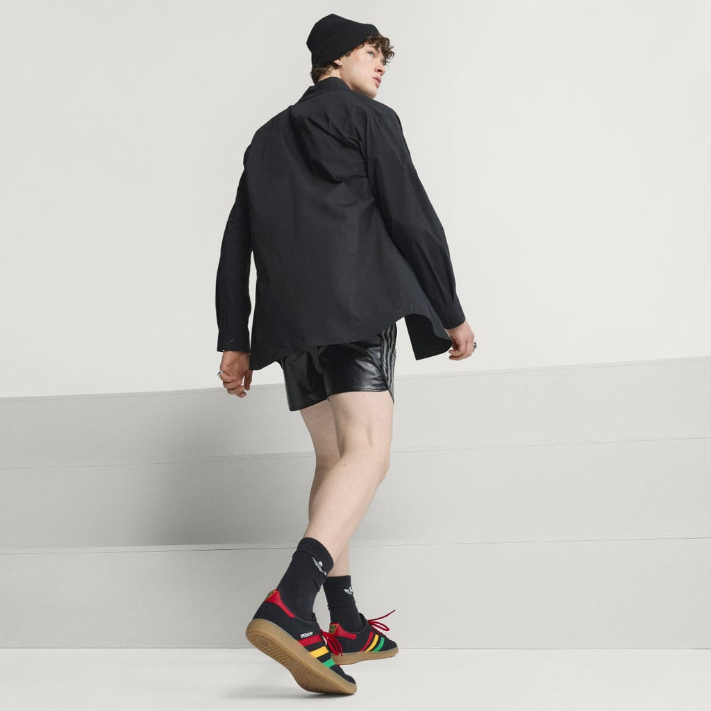 Adidas Men's Jamaica Handball Spezial Shoes - Core Black / Pure Ruby / Bold Gold - Image 7