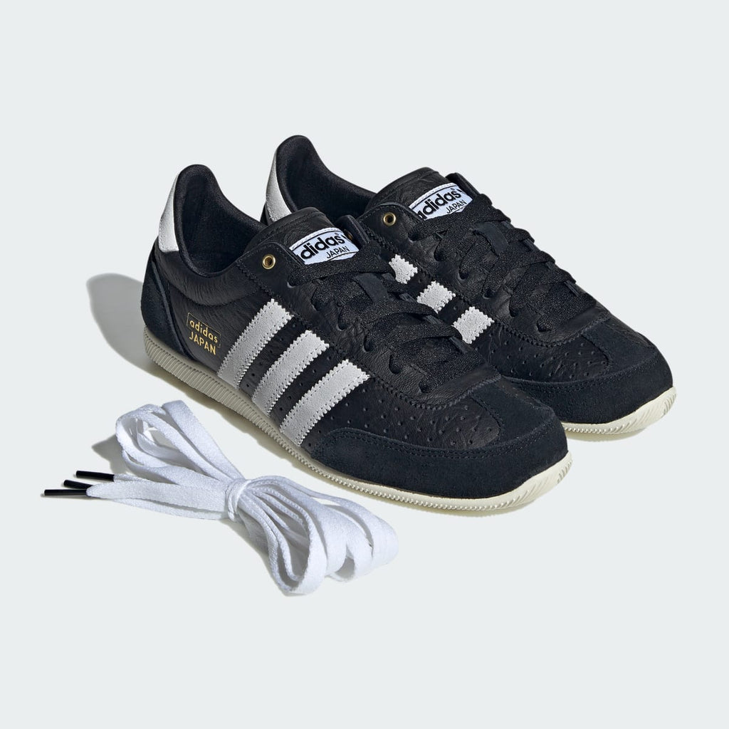 Adidas Women's Japan Shoes - Core Black / Cloud White / Gold Metallic - Image 9