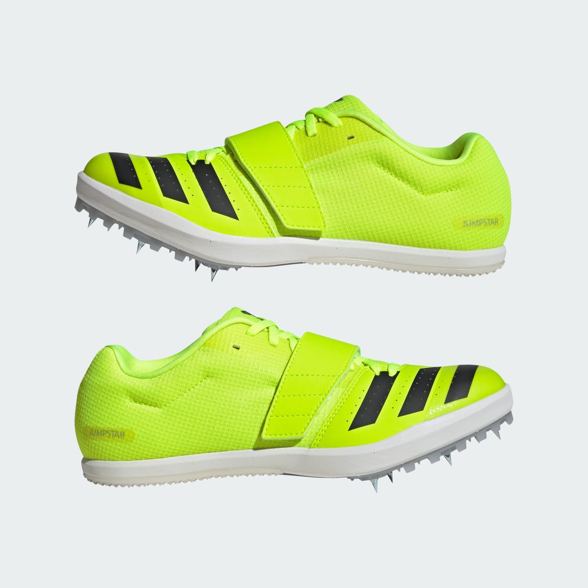 Adidas Men's Jumpstar Shoes - Lucid Lemon / Halo Silver / Halo Silver - Image 7