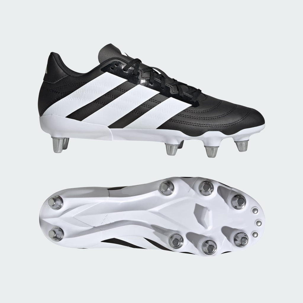 Adidas Men's KAKARI (SG) BOOTS - Core Black / Cloud White / Silver Metallic - Image 1