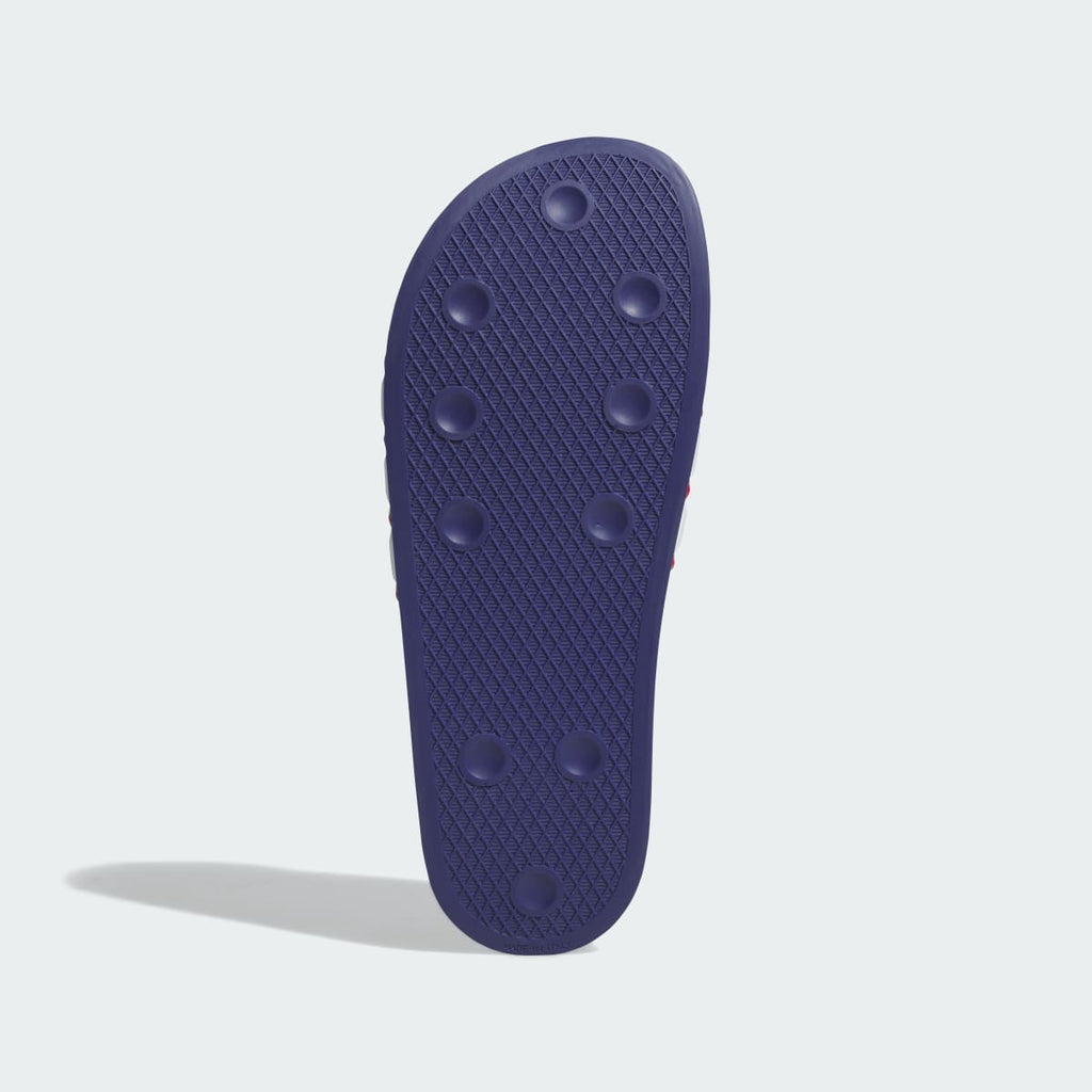 Adidas Men's Kansas Jayhawks Performance Slide - Collegiate Royal / Cloud White / Team Power Red - Image 3