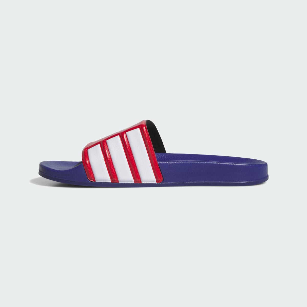 Adidas Men's Kansas Jayhawks Performance Slide - Collegiate Royal / Cloud White / Team Power Red - Image 6