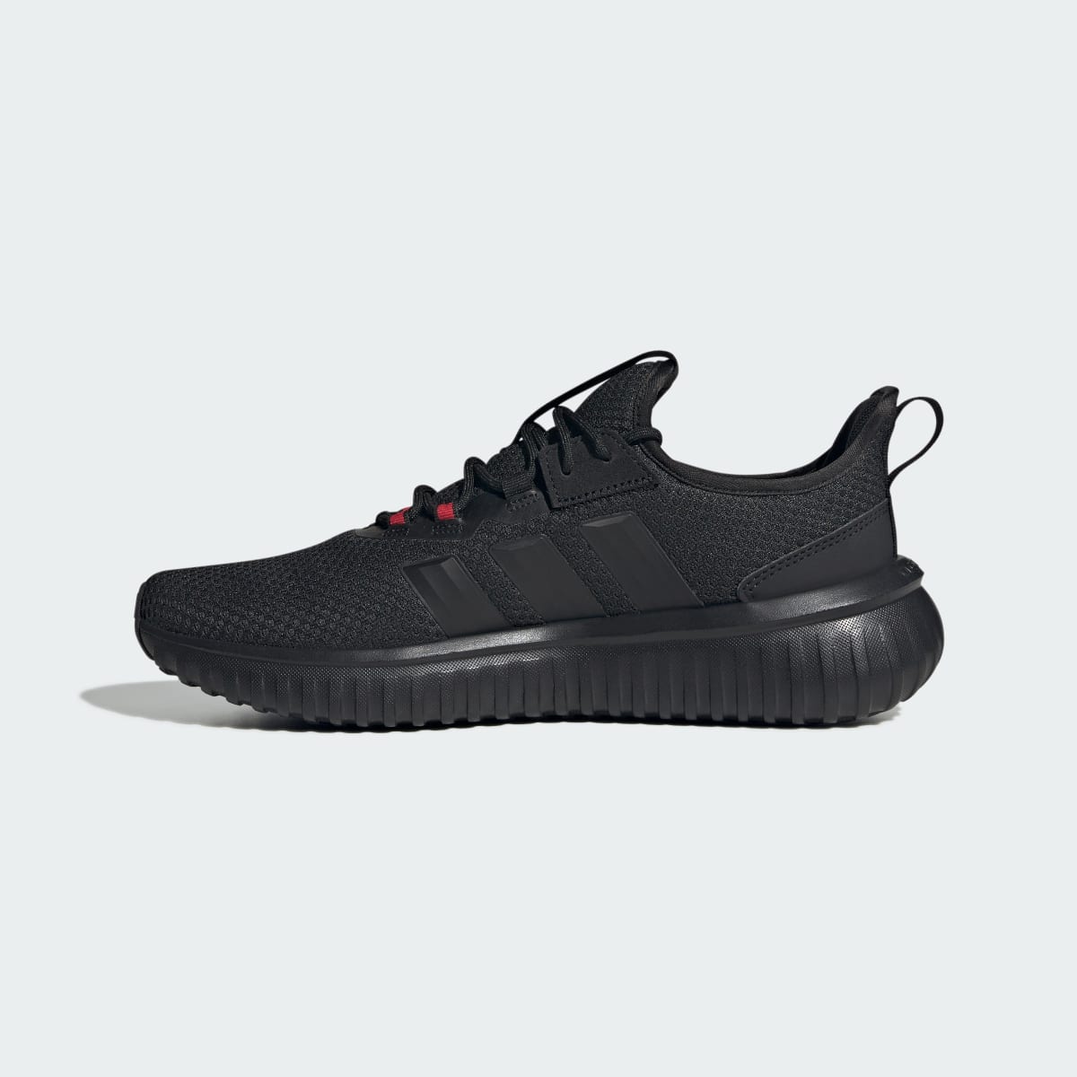 Adidas Men's Kaptir 4.0 Shoes - Core Black / Core Black / Pure Ruby - Image 6