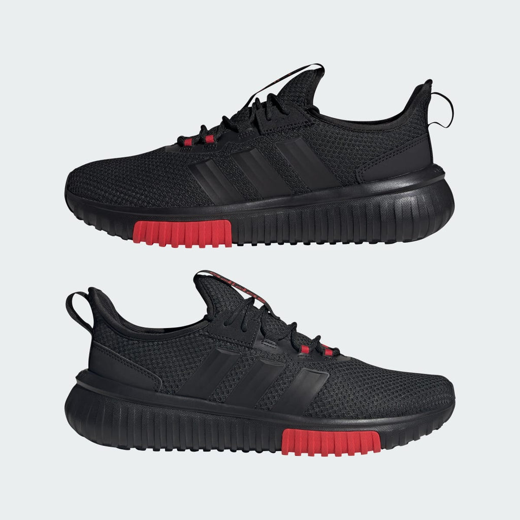 Adidas Men's Kaptir 4.0 Shoes - Core Black / Core Black / Pure Ruby - Image 7