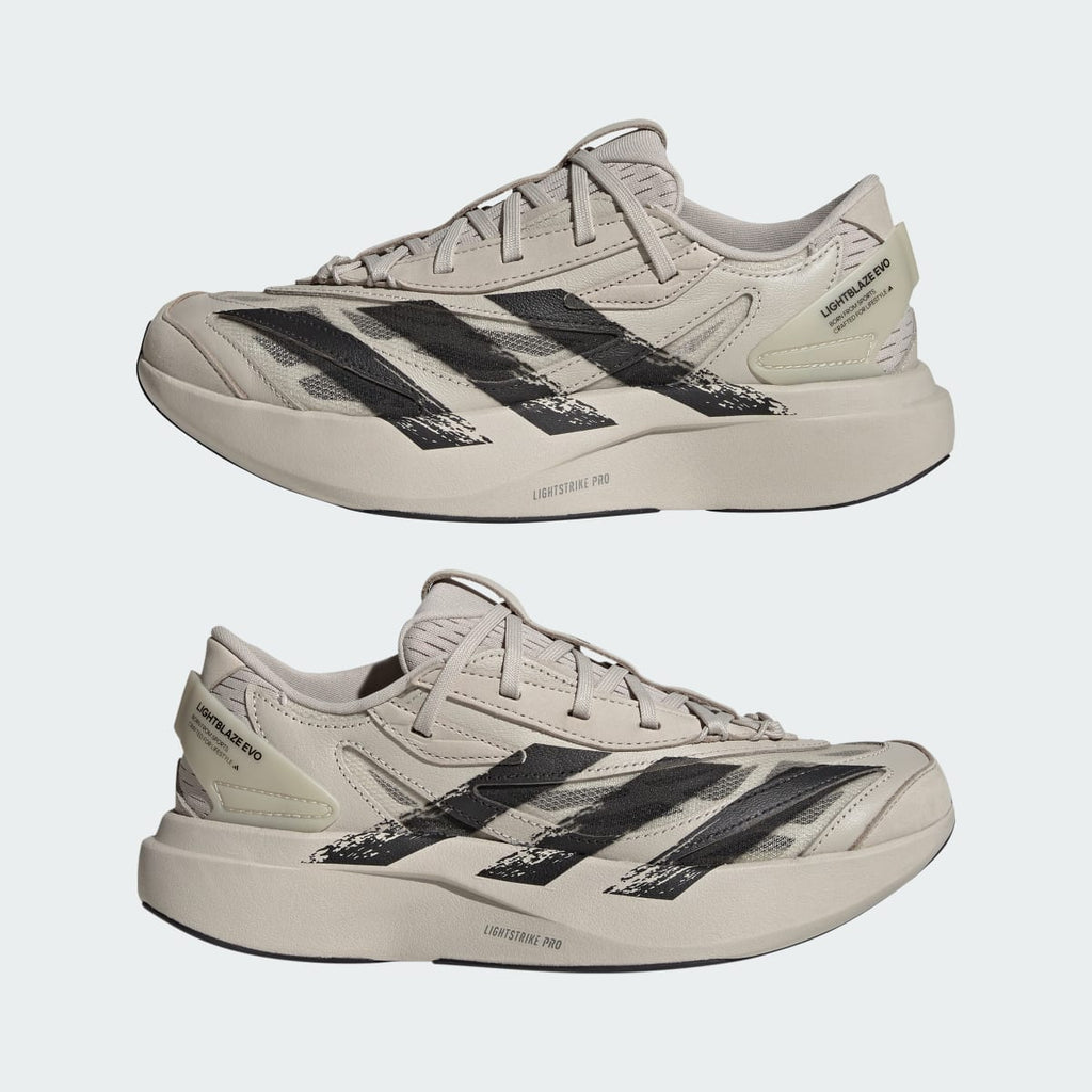 Adidas Women's LIGHTBLAZE EVO SL SHOES - Beige / Core Black / Off White - Image 7