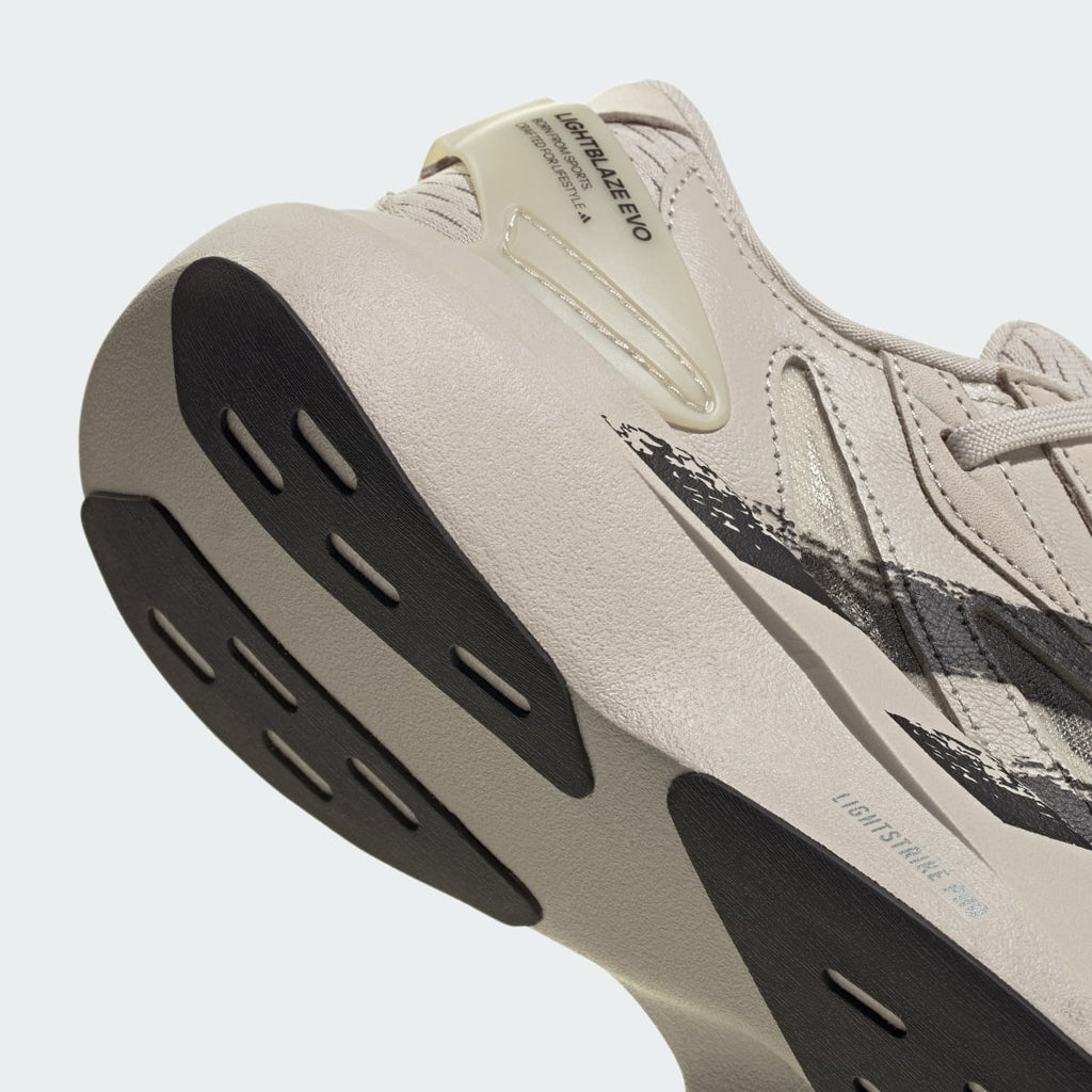 Adidas Women's LIGHTBLAZE EVO SL SHOES - Beige / Core Black / Off White - Image 8