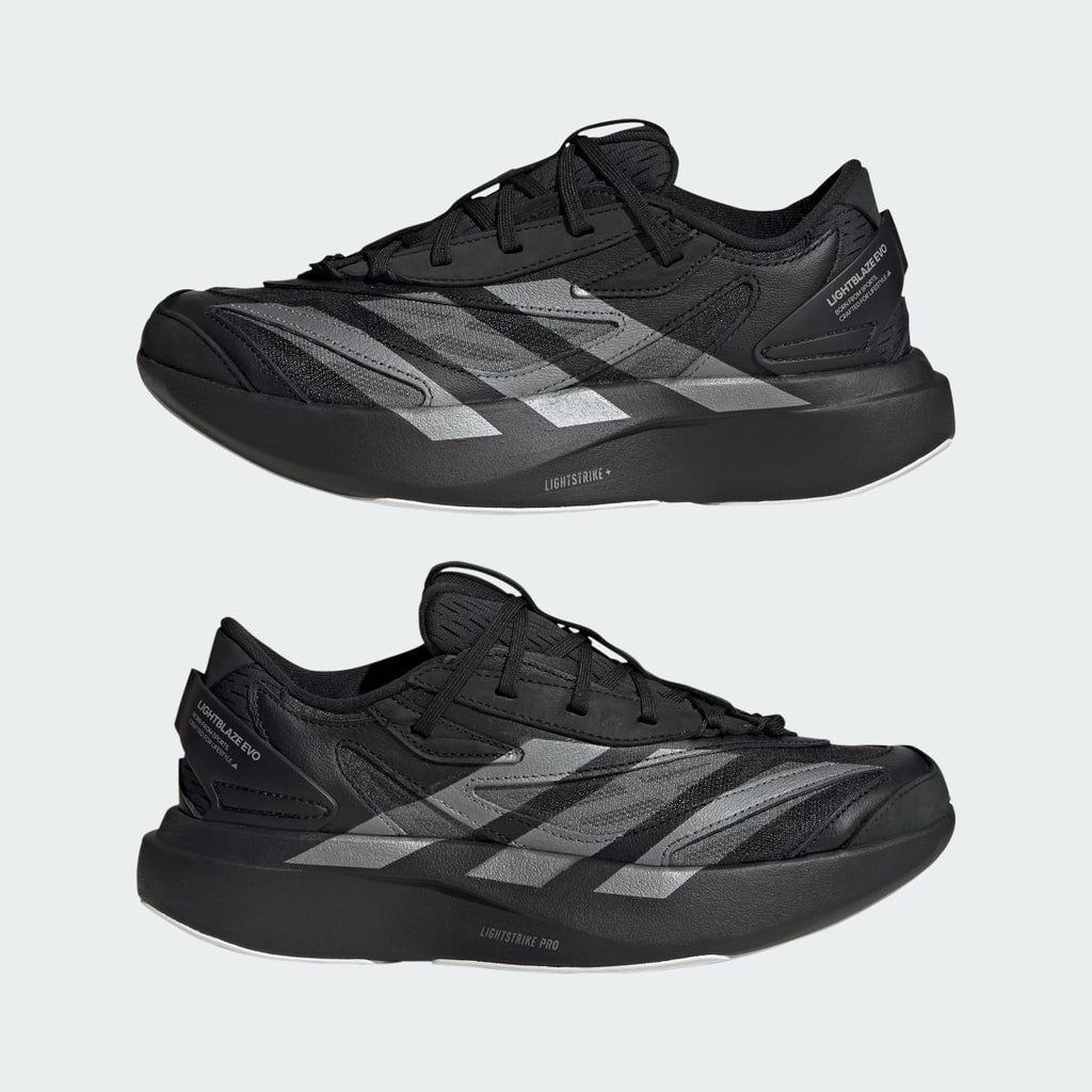Adidas Women's LIGHTBLAZE EVO SL SHOES - Core Black / Iron Metallic / Cloud White - Image 7