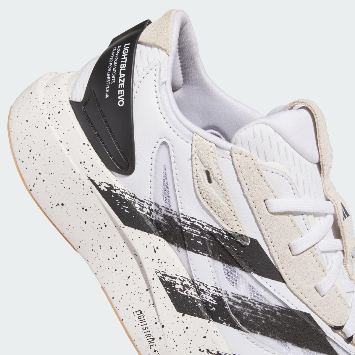 Adidas Men's LIGHTBLAZE EVO SL SHOES - Clay / Core Black / Off White - Image 8