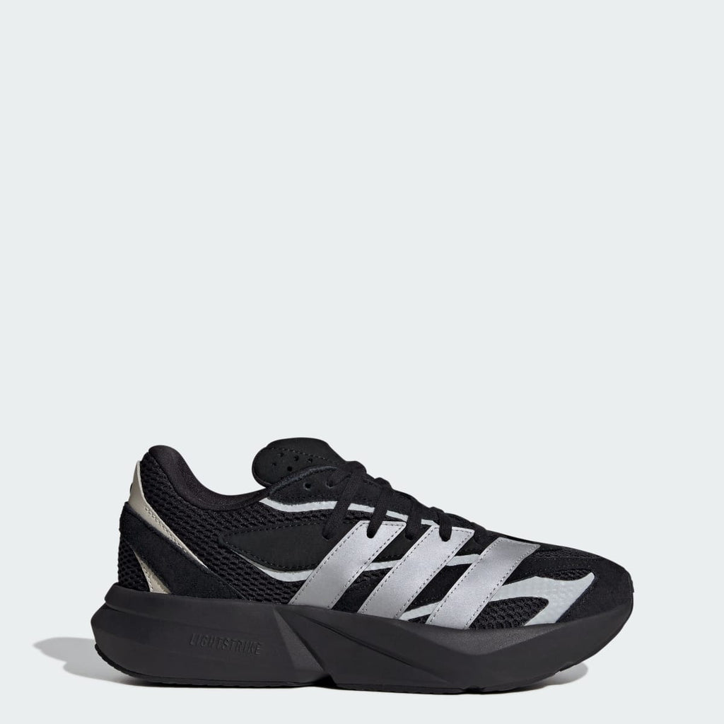 Adidas Women's LIGHTBLAZE SHOES - Core Black / Matte Silver / Off White - Image 1