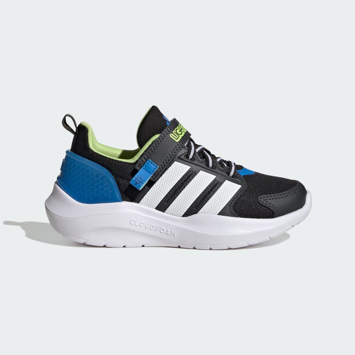 Adidas Kids' LIGHTORAMA RUNNER SHOES CHILDREN - Core Black / Cloud White / Lucid Ray Blue - Image 1