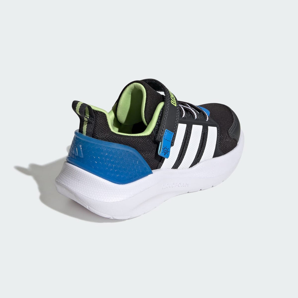 Adidas Kids' LIGHTORAMA RUNNER SHOES CHILDREN - Core Black / Cloud White / Lucid Ray Blue - Image 6