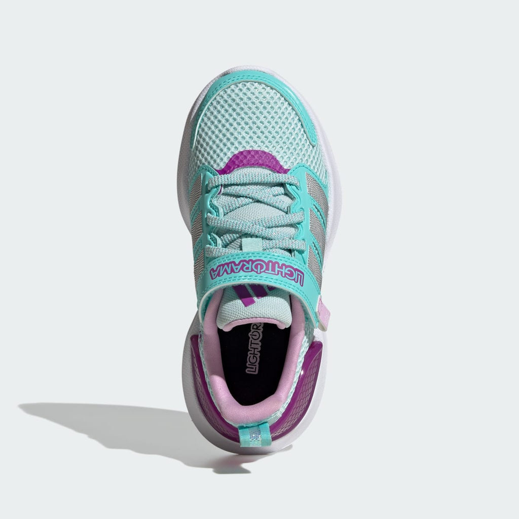 Adidas Kids' LIGHTORAMA RUNNER SHOES CHILDREN - Halo Mint / Silver Metallic / Flash Aqua - Image 3