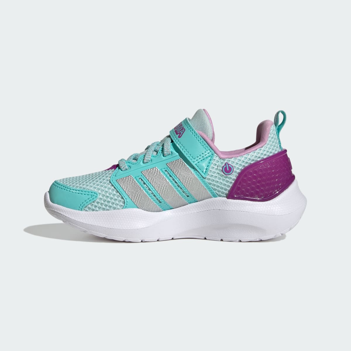 Adidas Kids' LIGHTORAMA RUNNER SHOES CHILDREN - Halo Mint / Silver Metallic / Flash Aqua - Image 7