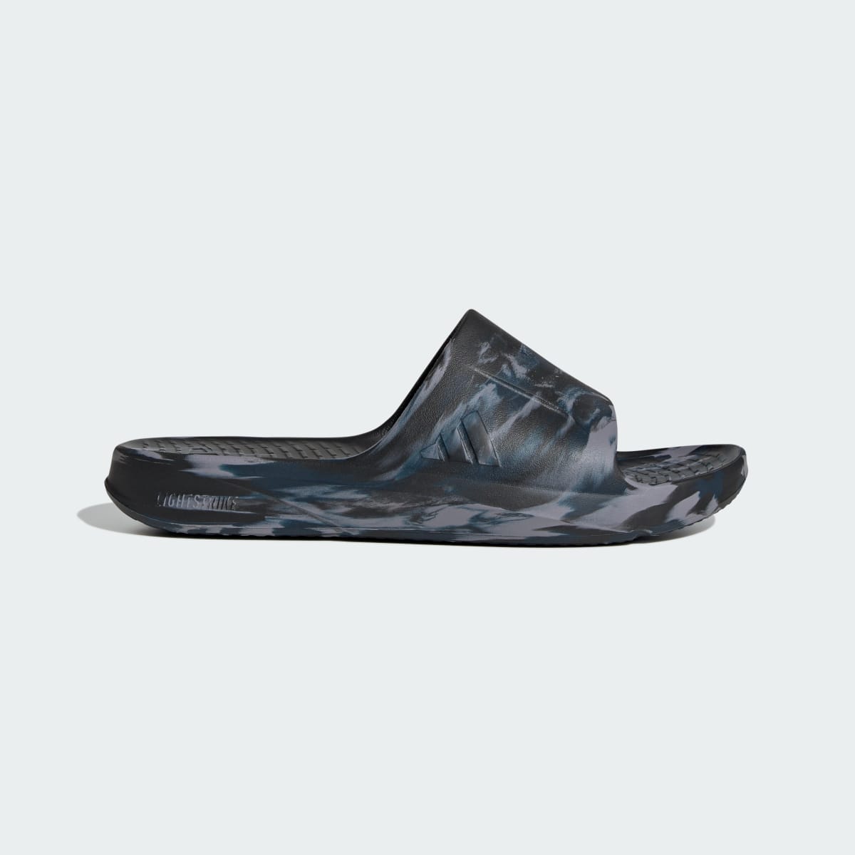 Adidas Men's LIGHTSHIFT SLIDES - Core Black / Aurora Ink / Slate - Image 1