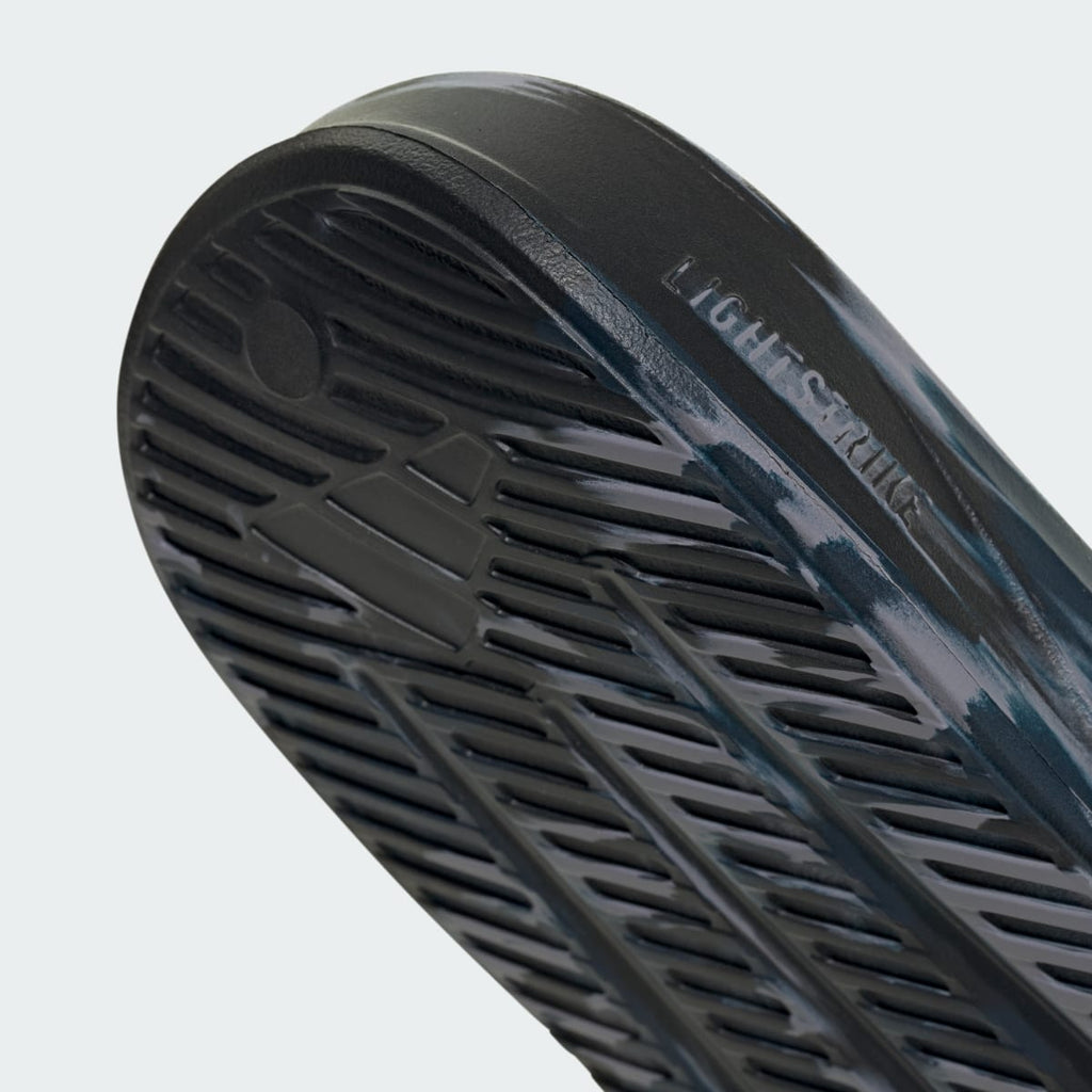 Adidas Men's LIGHTSHIFT SLIDES - Core Black / Aurora Ink / Slate - Image 10