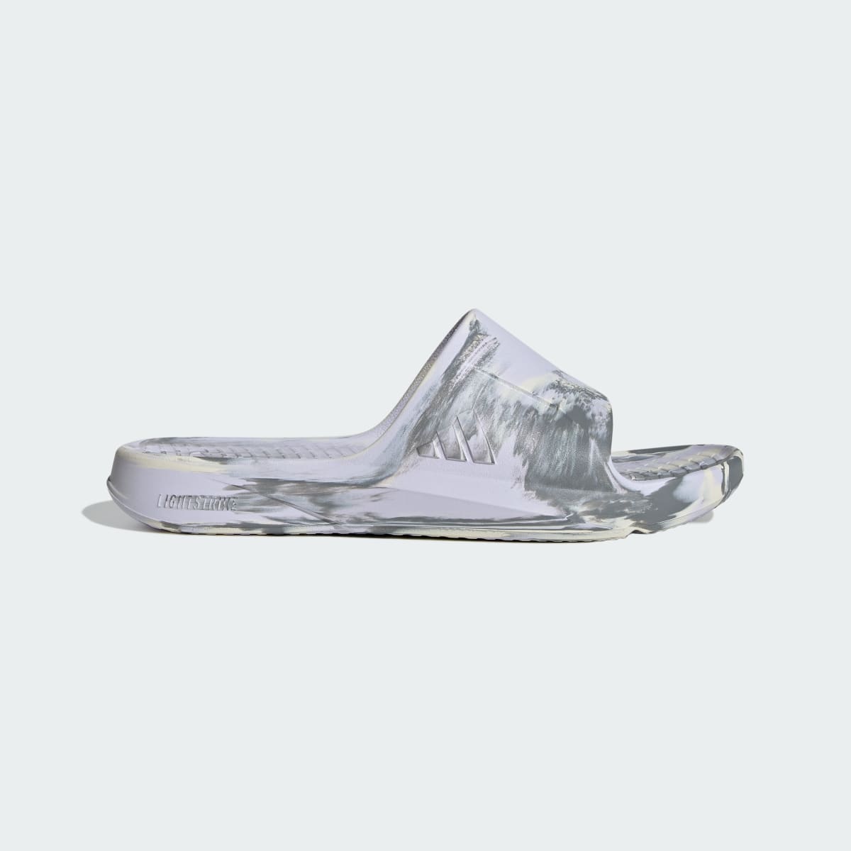 Adidas Men's LIGHTSHIFT SLIDES - Frozen Purple / Chalk White / Grey - Image 1